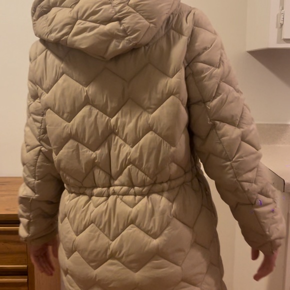 Suzanne Grae Quilted Puffer Jacket – XS – Taupe Beige - Picture 3 of 7